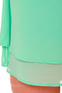 Scalloped Ticket Mint Green Top
