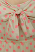 Grand Dotter Beige Polka Dot Dress