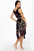 Show Me the Ropes Blue Print Dress
