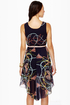 Show Me the Ropes Blue Print Dress
