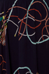 Show Me the Ropes Blue Print Dress
