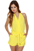 Just Playin\' Yellow Romper