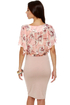 Fantasy Island Pink Floral Print Crop Top