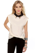 Shock Collar Black and Cream Top