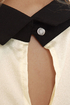 Shock Collar Black and Cream Top