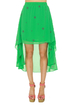 Star Power Green Print Skirt