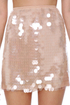 Champagne Brunch Beige Sequin Skirt