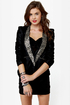 Like a Boss Black Sequin Blazer