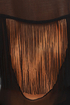 Fringe Countryside Black Button-Up Top