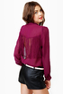 Fringe Countryside Magenta Button-Up Top