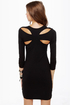 Hurley Atreyu Long Sleeve Black Dress
