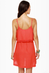 Hurley Indie Coral Red Dress