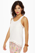 Hurley Indie Ivory Tank Top