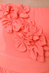 Par for the Corsage Strapless Coral Dress