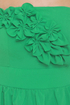 Par for the Corsage Strapless Green Dress