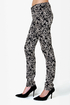 Insight Beanpole Jacquard Mid-Rise Skinny Pants