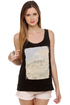 Insight Road Trippin' Black Print Tank Top