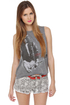 Insight Tribal Grunge Low Rider Print Shorts