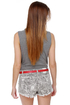 Insight Tribal Grunge Low Rider Print Shorts
