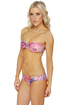 Insight Psych Floral Bandeau Bikini