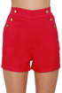 Saturday Night's Alright Red Shorts