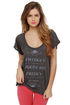 Kill Brand Whiskey Frisky Grey Tee