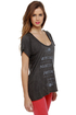 Kill Brand Whiskey Frisky Grey Tee