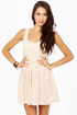 Heartland Cutout Cream Dress