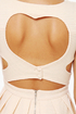 Heartland Cutout Cream Dress
