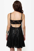 Lucca Couture All's Flare Black Lace Dress