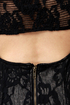 Lucca Couture All's Flare Black Lace Dress