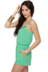Lucca Couture Embellish-ous Mint Green Romper