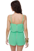 Lucca Couture Embellish-ous Mint Green Romper