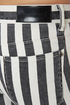 Lucca Couture Escape from Alcatraz Striped Skinny Jeans
