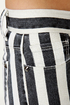 Lucca Couture Escape from Alcatraz Striped Skinny Jeans