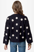 Dots Amore Navy Blue Polka Dot Sweater