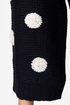 Dots Amore Navy Blue Polka Dot Sweater