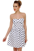 American Pinup Girl Polka Dot Dress