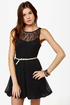 Bubble Duty Black Lace Dress
