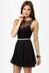 Bubble Duty Black Lace Dress