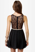 Bubble Duty Black Lace Dress