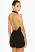 Very Veronica Black Halter Romper
