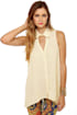 Tip-Top Sleeveless Cream Top