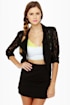 Hang Ten Neon-Trimmed Bustier Top