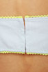 Hang Ten Neon-Trimmed Bustier Top