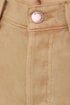 Mink Pink Runaway Slashed Brown Denim Shorts