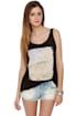 Mink Pink Trailer Park Slashed Jean Shorts
