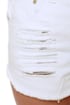 Mink Pink Slasher Flick White Cutoff Jean Shorts