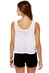 Local Celebrity Local Bear White Crop Top