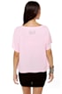 Local Celebrity Lipstick Print Pink Crop Top